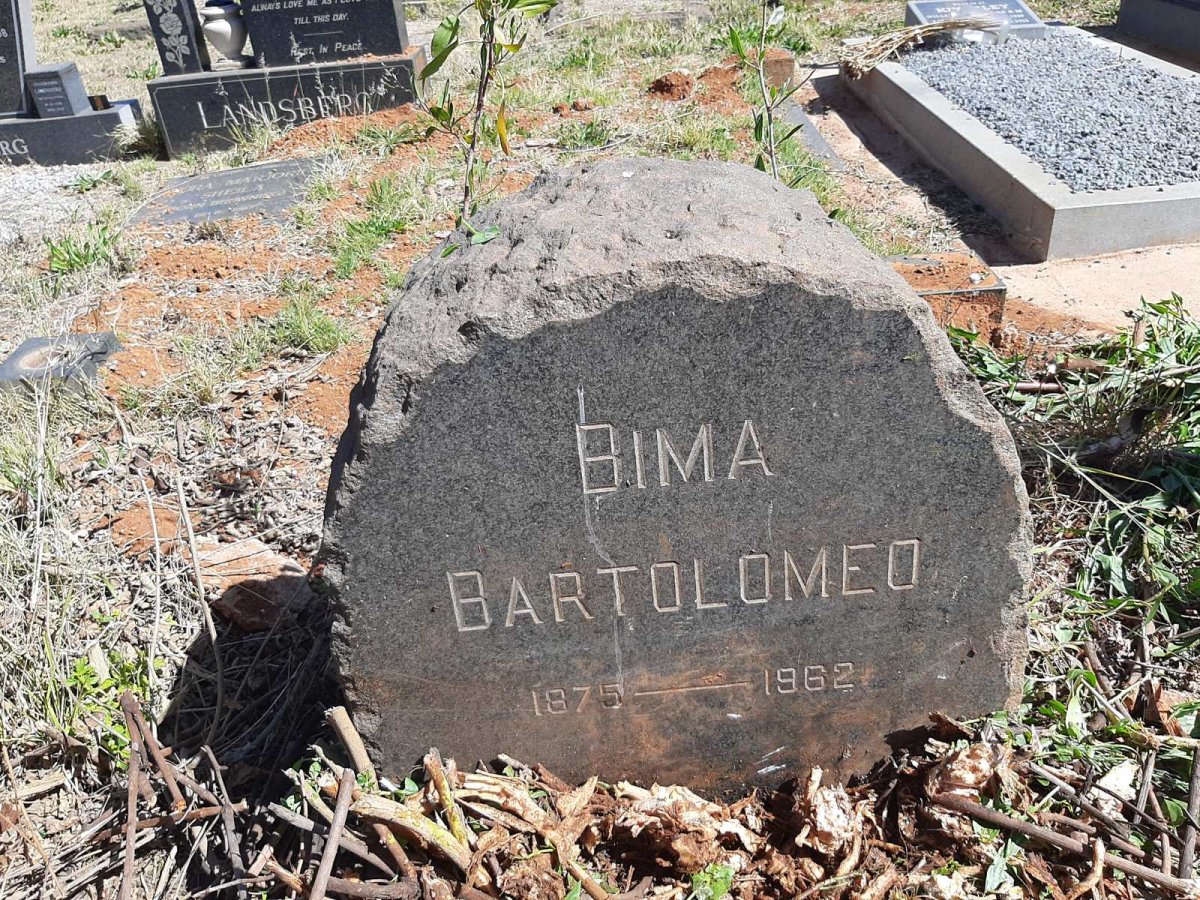 BARTOLOMEO Bima 1875-1962