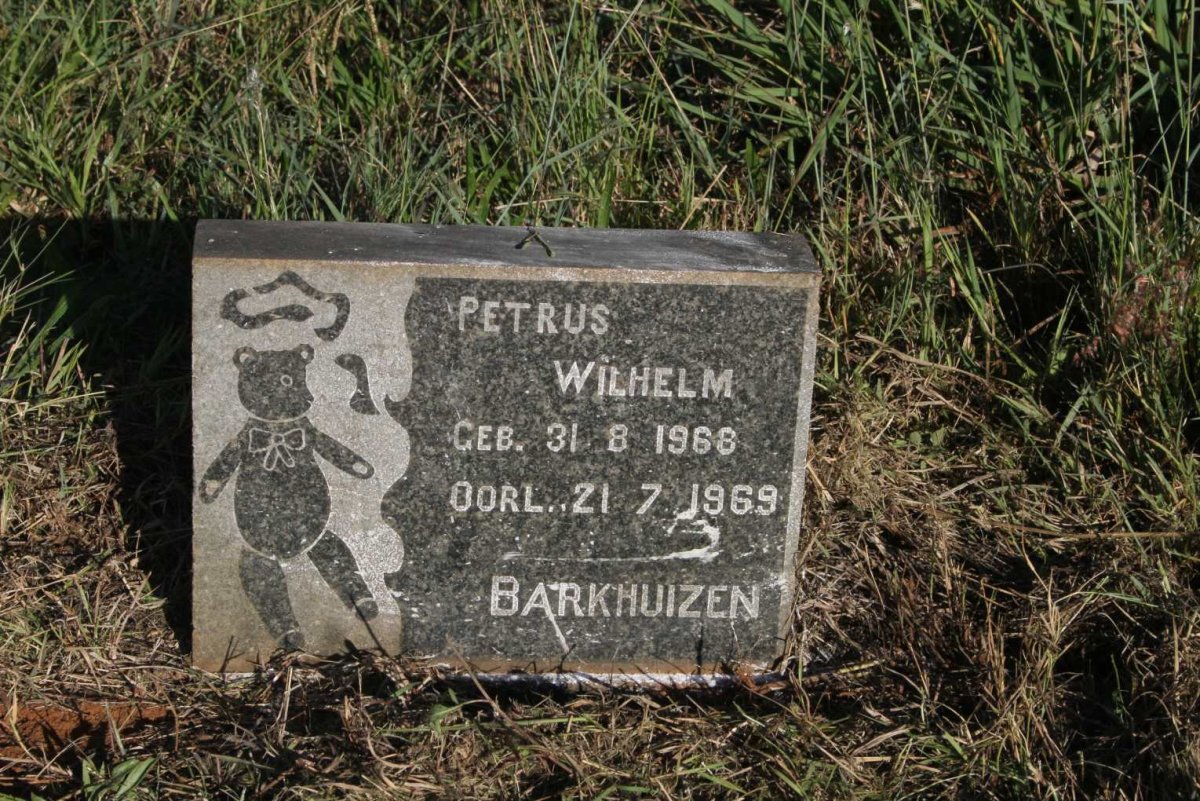 BARKHUIZEN Petrus Wilhelm 1968-1969