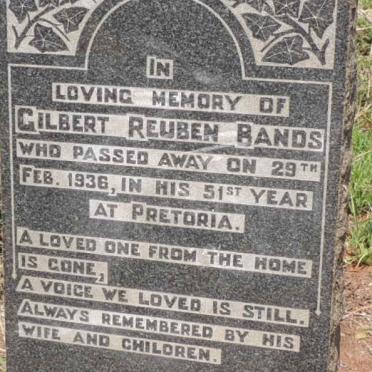 BANDS Gilbert Reuben -1936