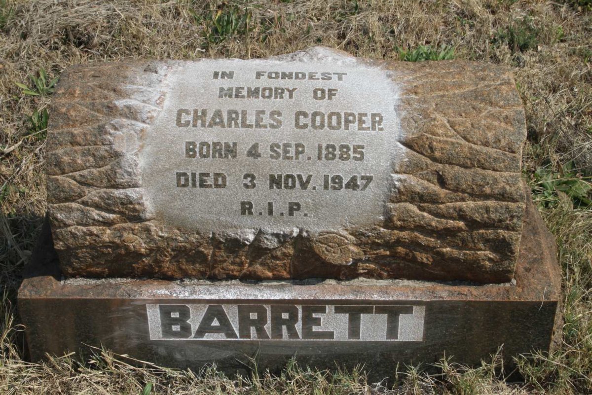 BARRETT Charles Cooper 1885-1947