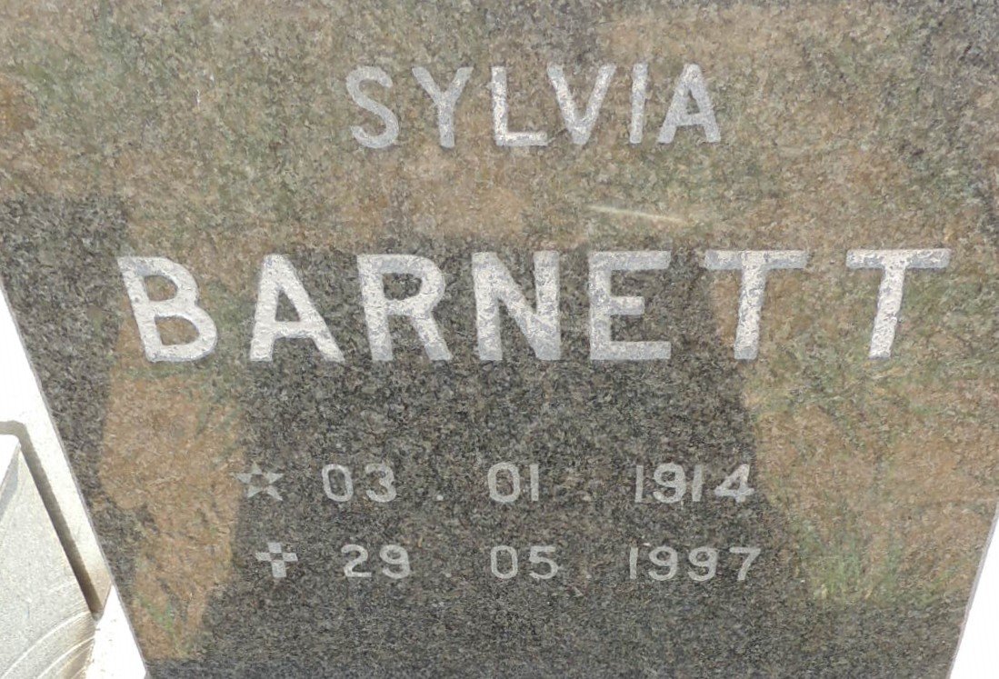 BARNETT Sylvia 1914-1997