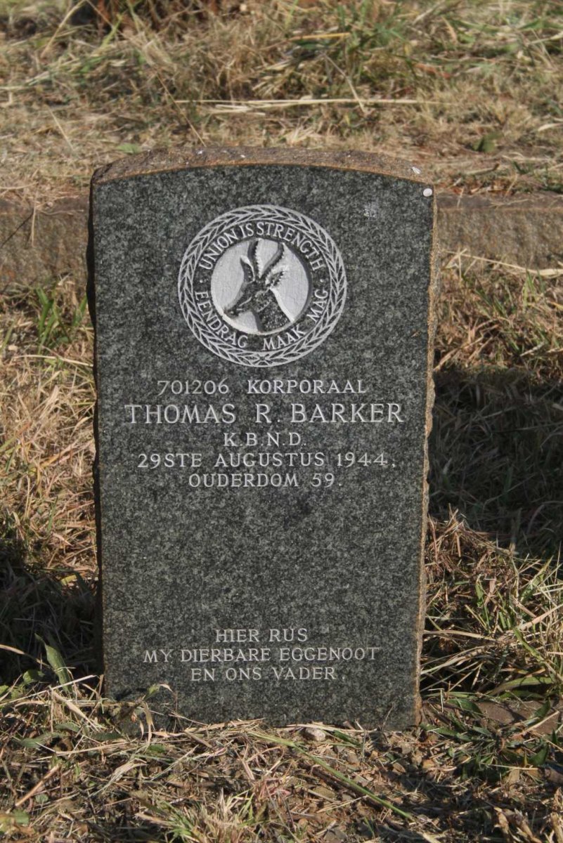 BARKER Thomas R. -1944