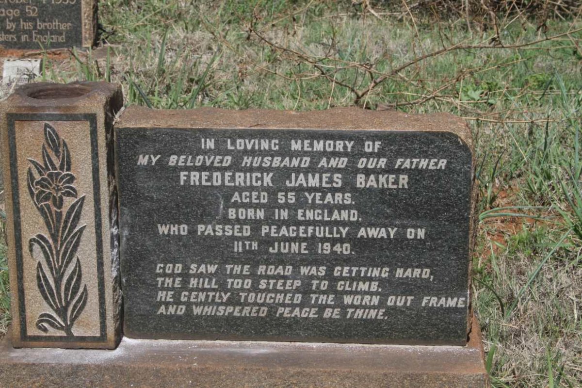BAKER Frederick James -1940
