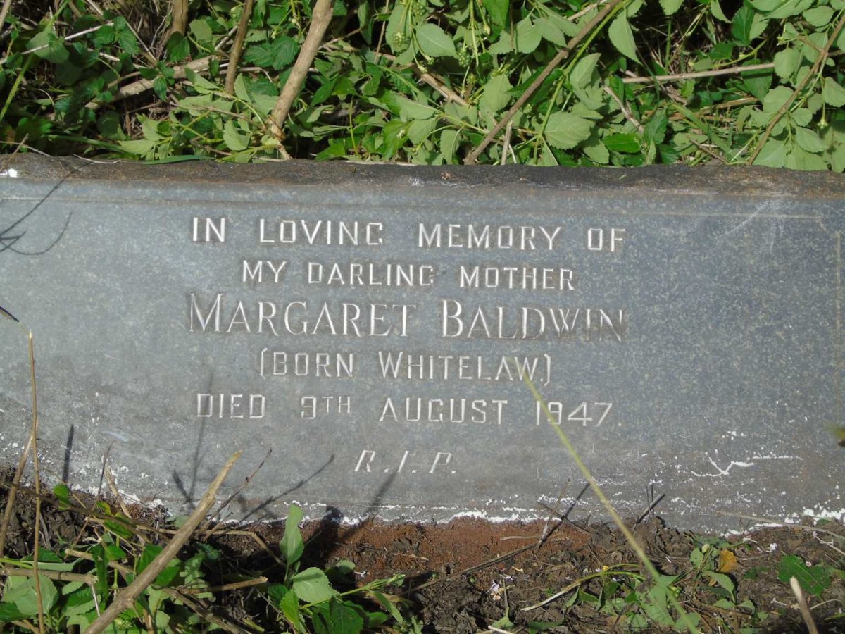 BALDWIN Margaret nee WHITELAW -1947