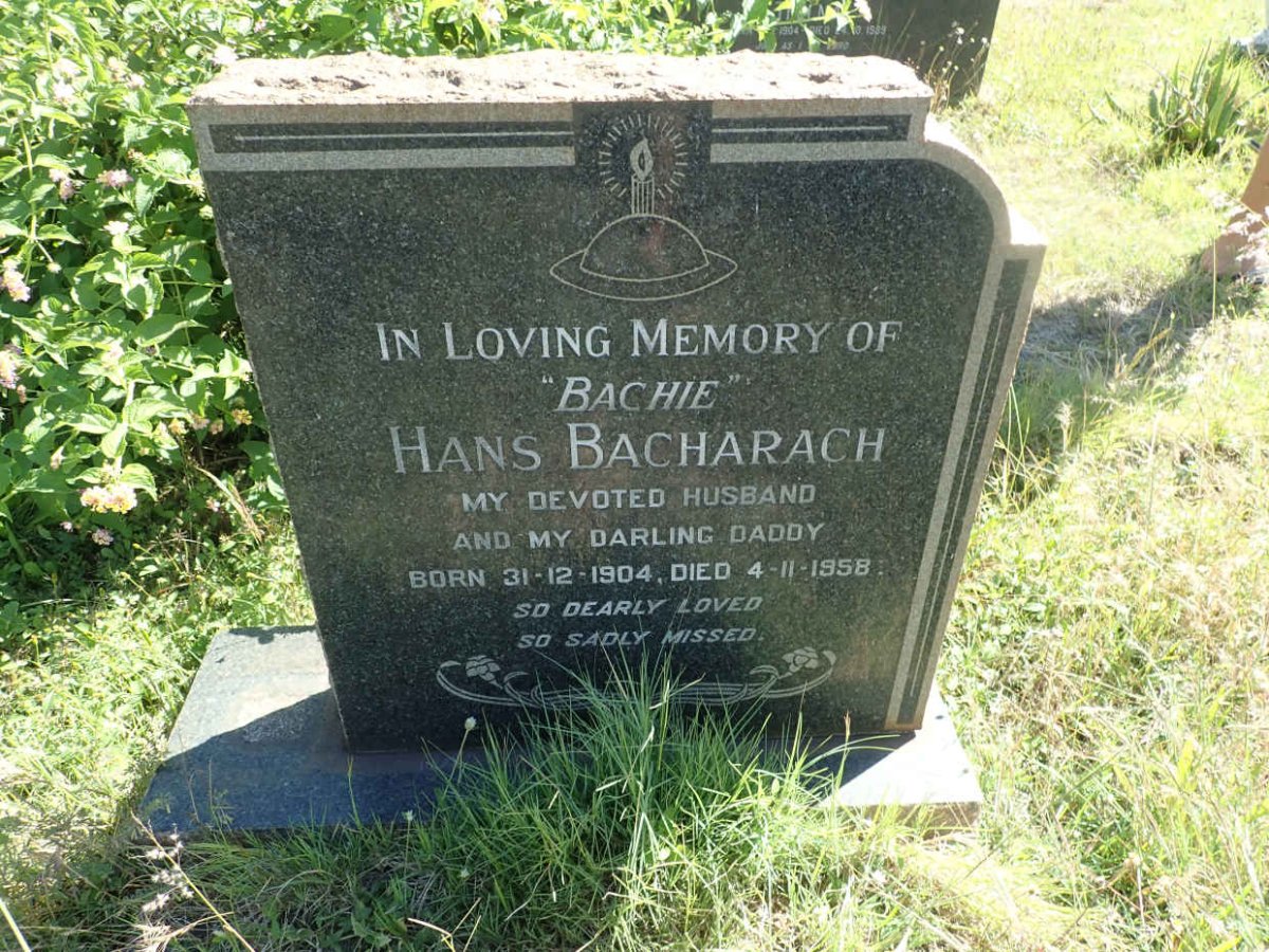 BACHARACH Hans 1904-1958