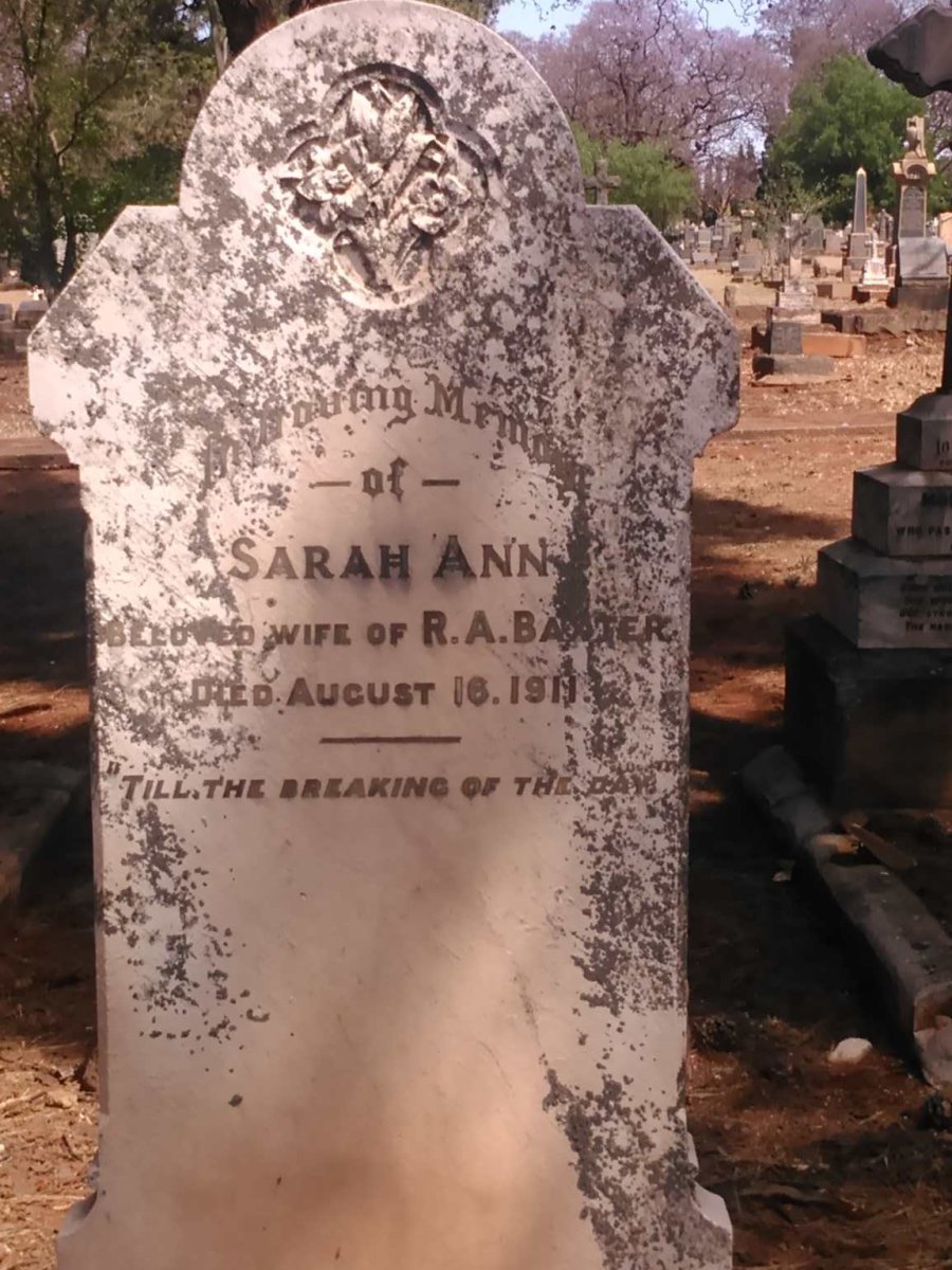 BAXTER Sarah Ann -1911