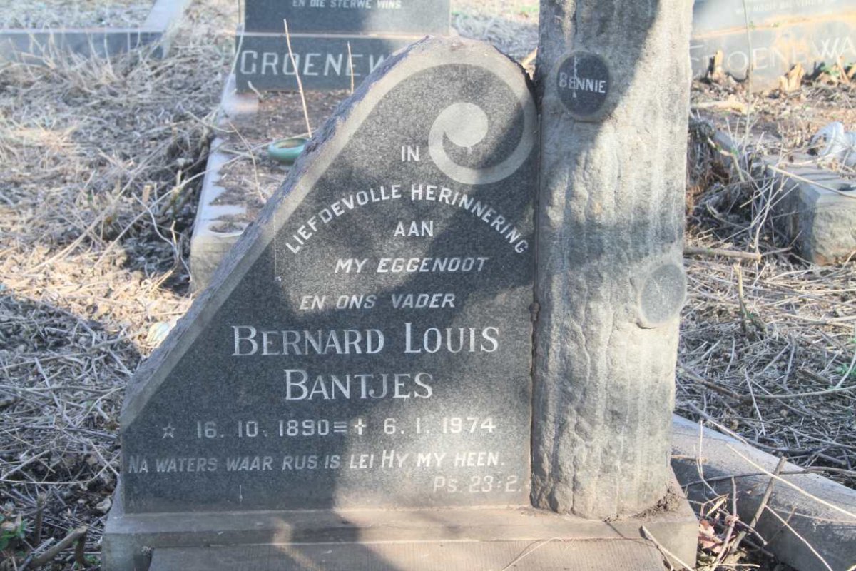 BANTJES Bernard Louis 1890-1974