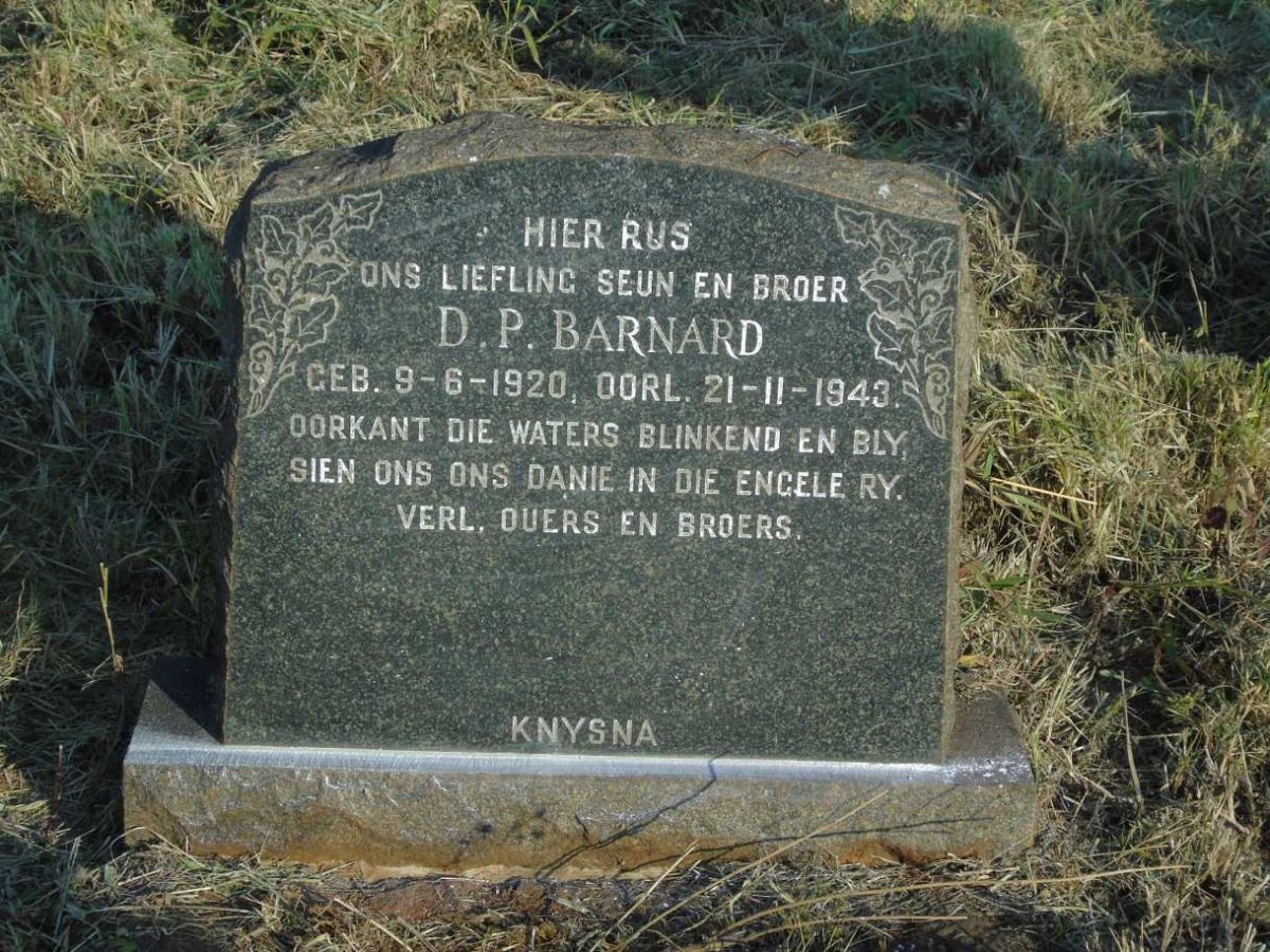 BARNARD D.P. 1920-1943