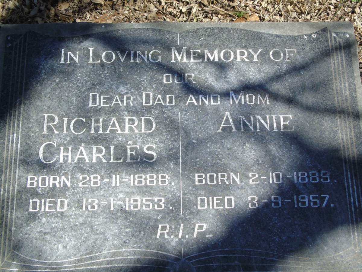 BARKLEY Richard Charles 1888-1953 &amp; Annie 1889-1957 _2