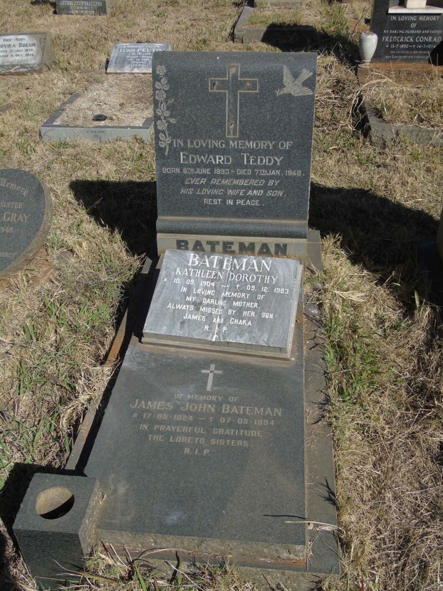 BATEMAN Edward 1893-1948 &amp; Kathleen Dorothy 1904-1983