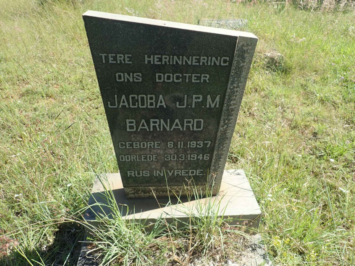 BARNARD Jacoba J.P.M. 1937-1946