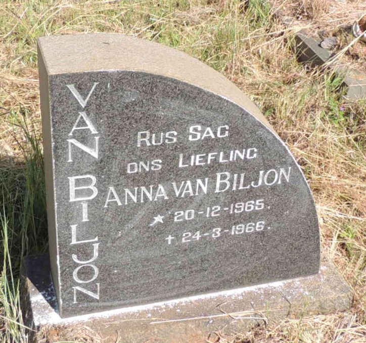BILJON Anna, van 1965-1966