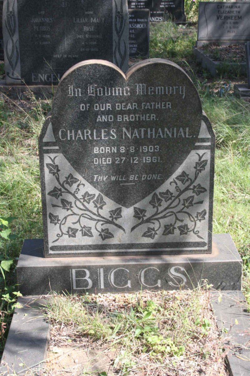 BIGGS Charles Nathanial 1903-1961