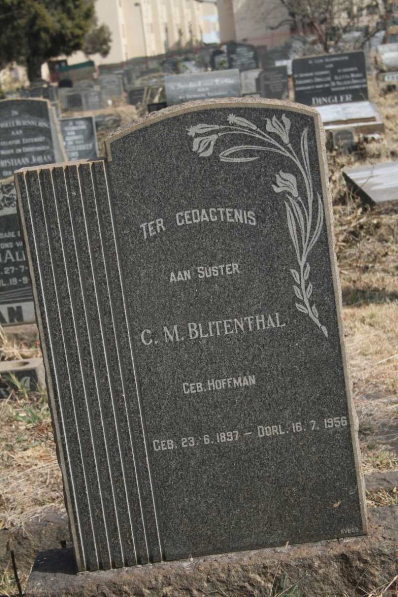 BLITENTHAL C.M. nee HOFFMAN 1897-1956