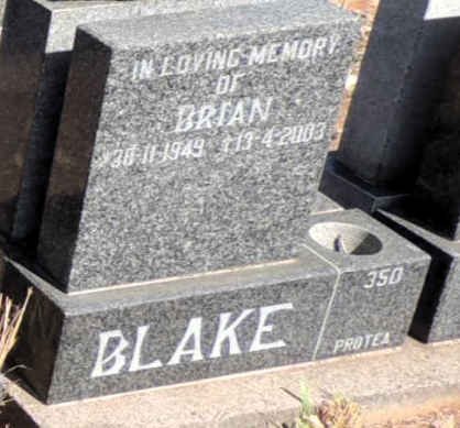 BLAKE Brian 1949-2003