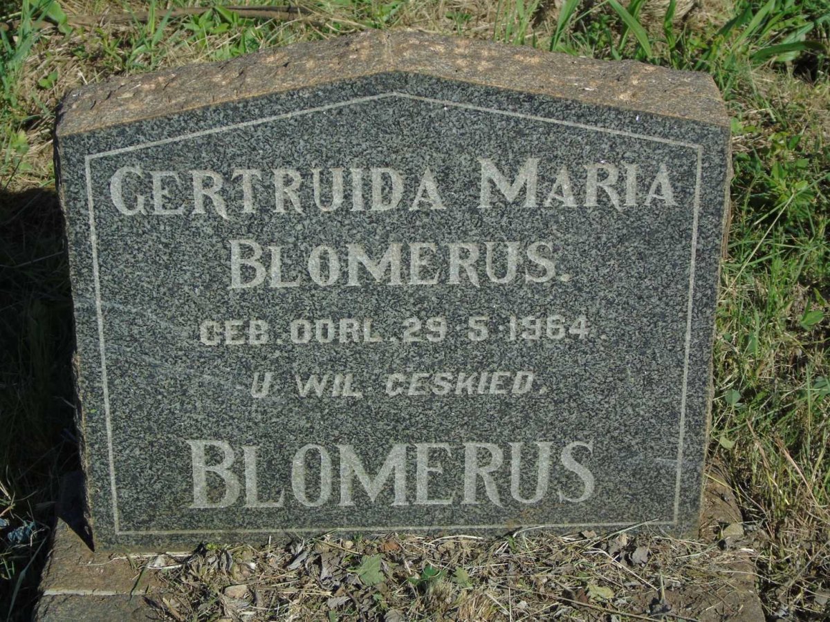BLOMERUS Gertruida Maria 1964-1964