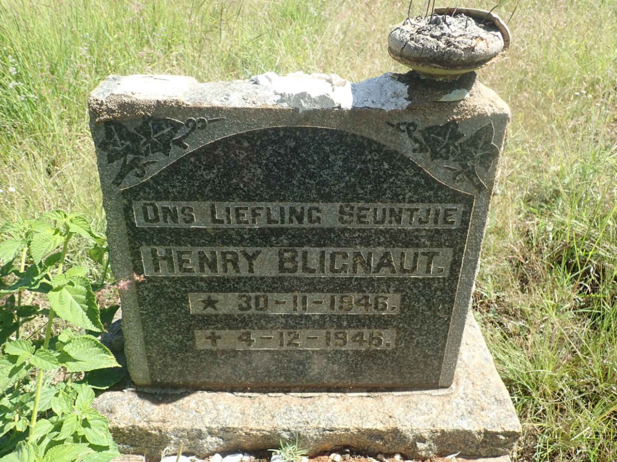 BLIGNAUT Henry 1946-1946