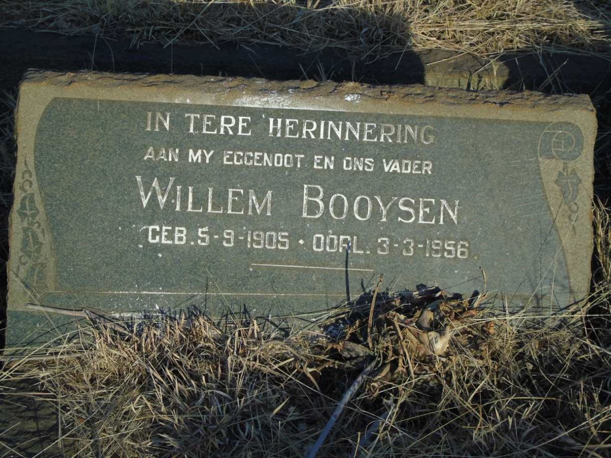 BOOYSEN Willem 1905-1956
