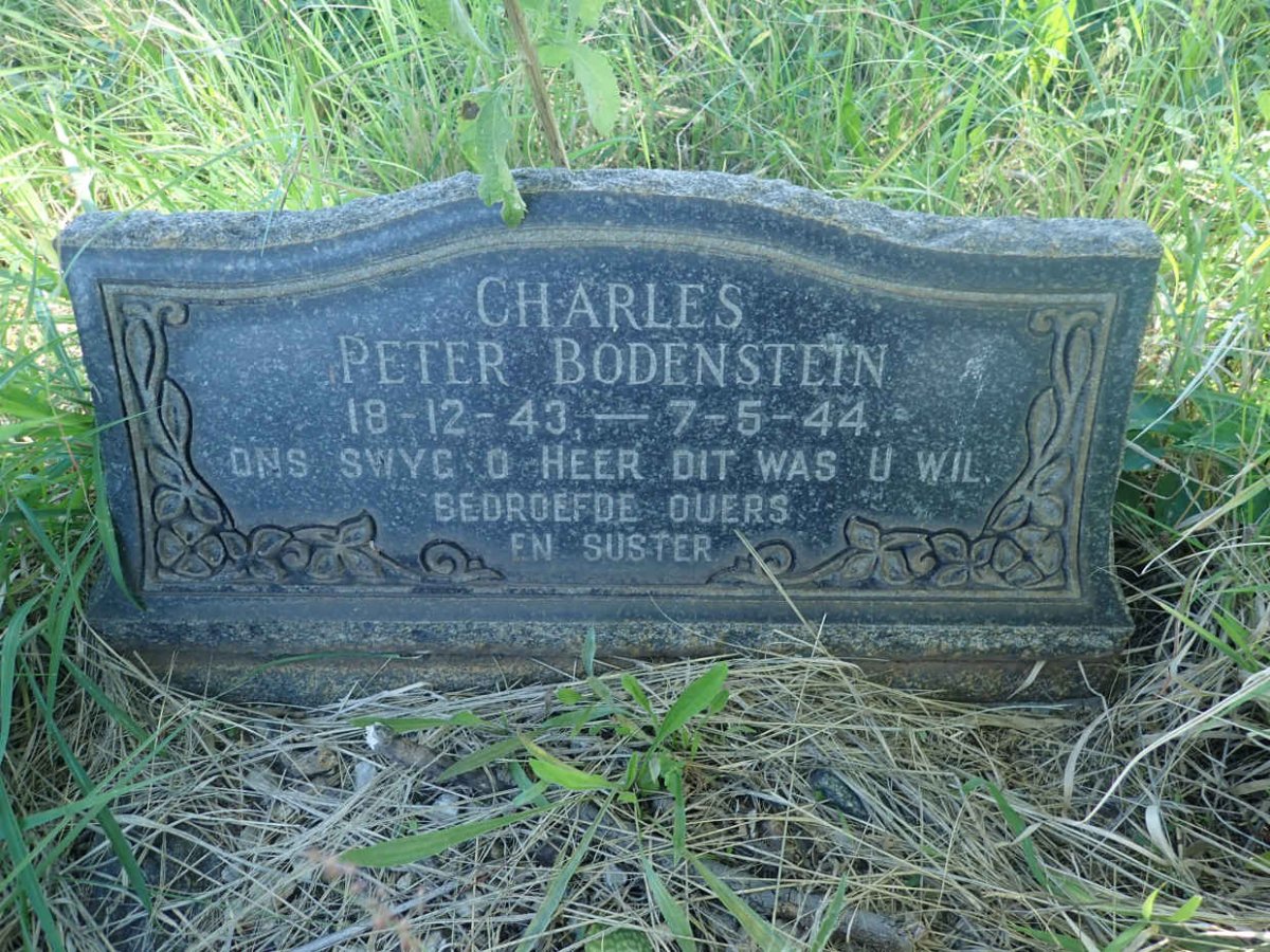 BODENSTEIN Charles Peter 1943-1944