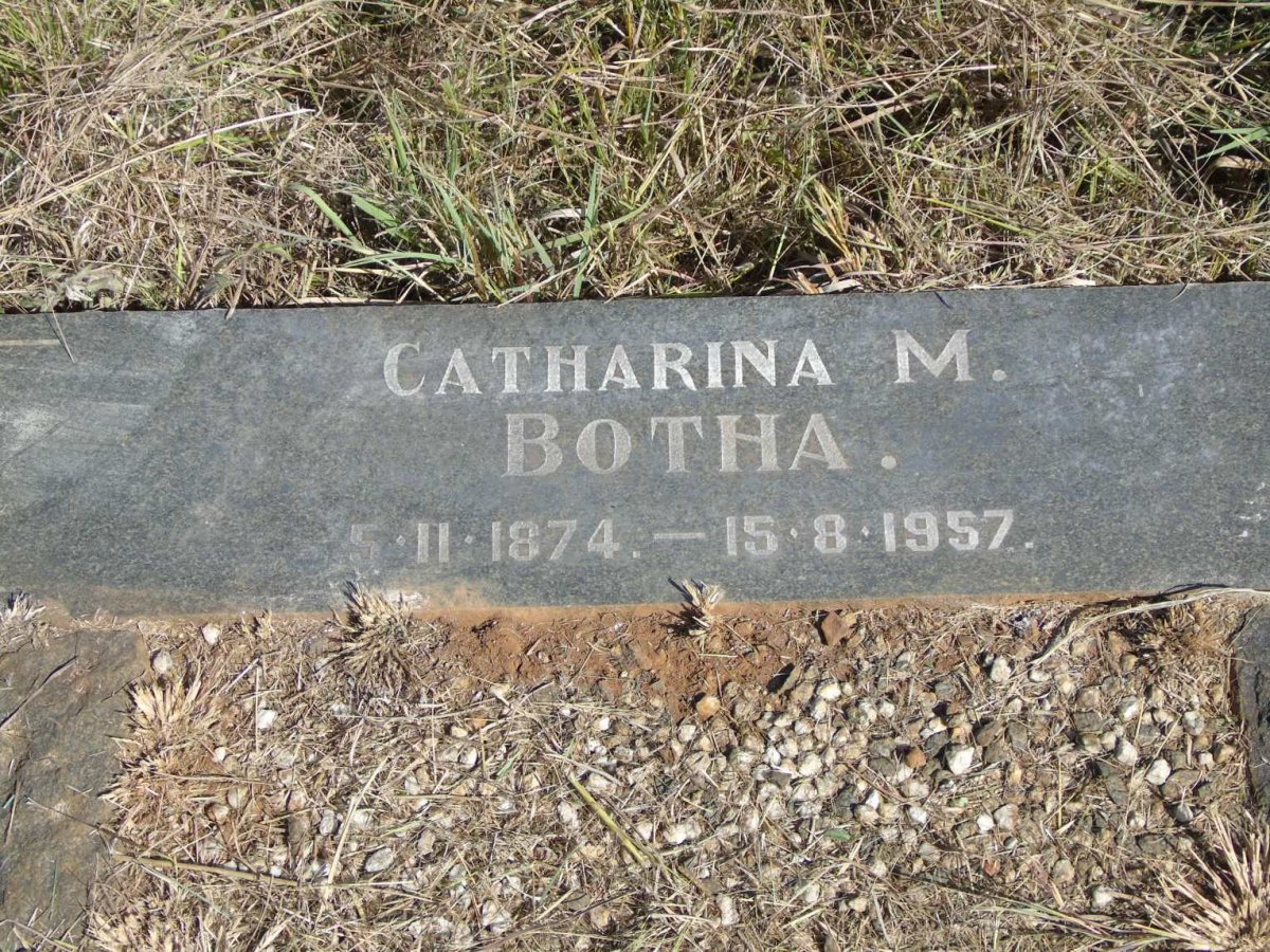 BOTHA Catharina M. 1874-1957