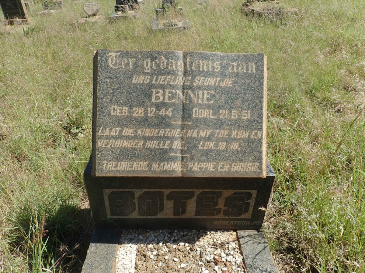 BOTES Bennie 1944-1951