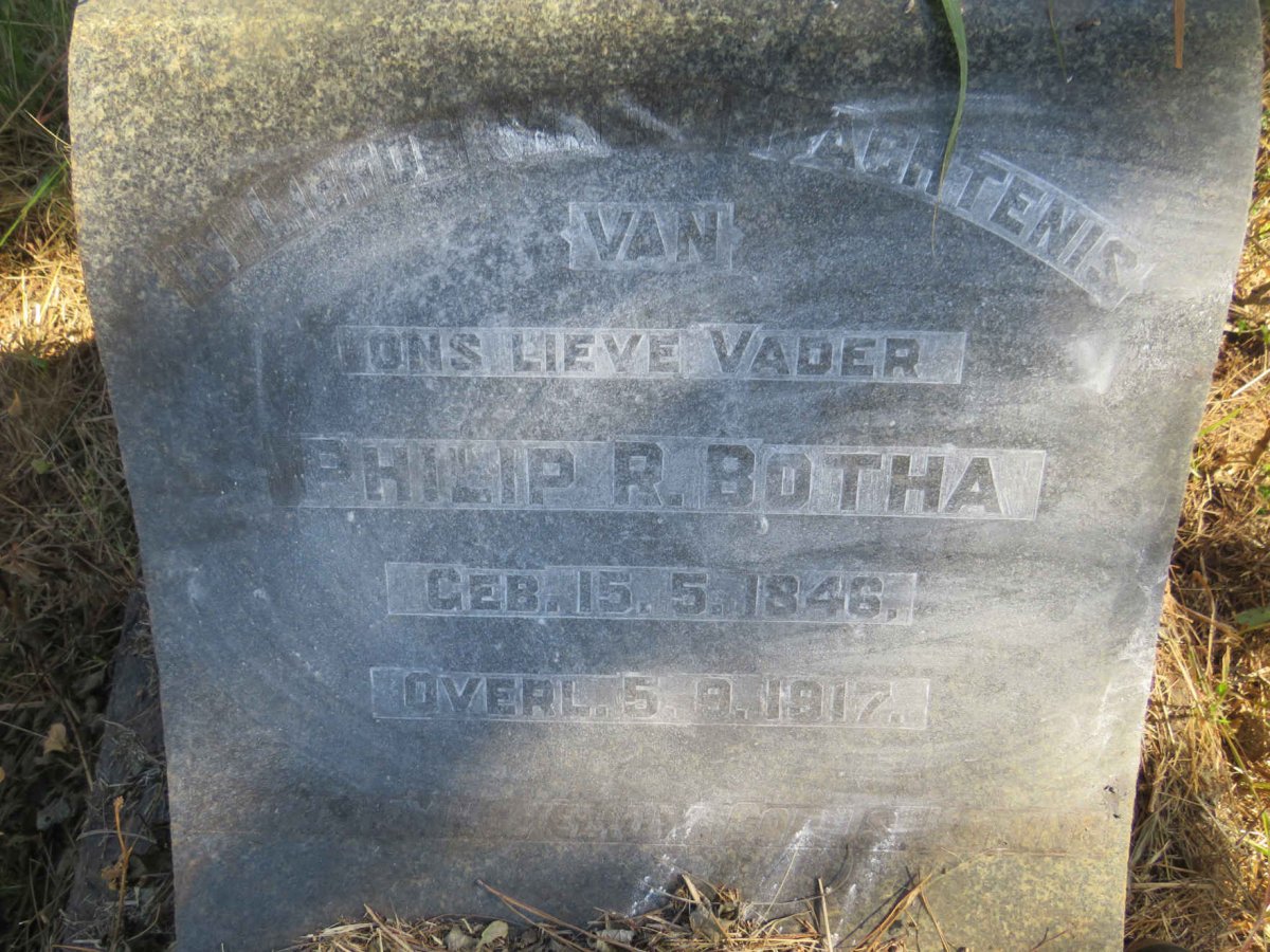 BOTHA Philip R. 1846-1917