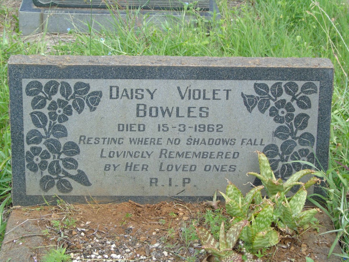 BOWLES Daisy Violet -1962