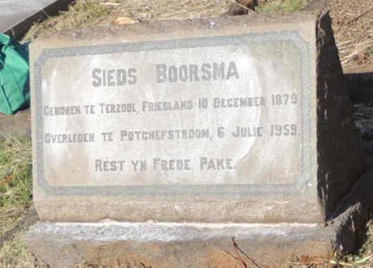 BOORSMA Sieds 1879-1959