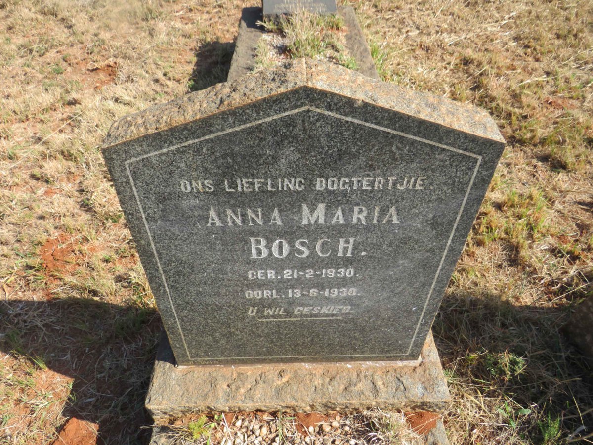 BOSCH Anna Maria 1930-1930