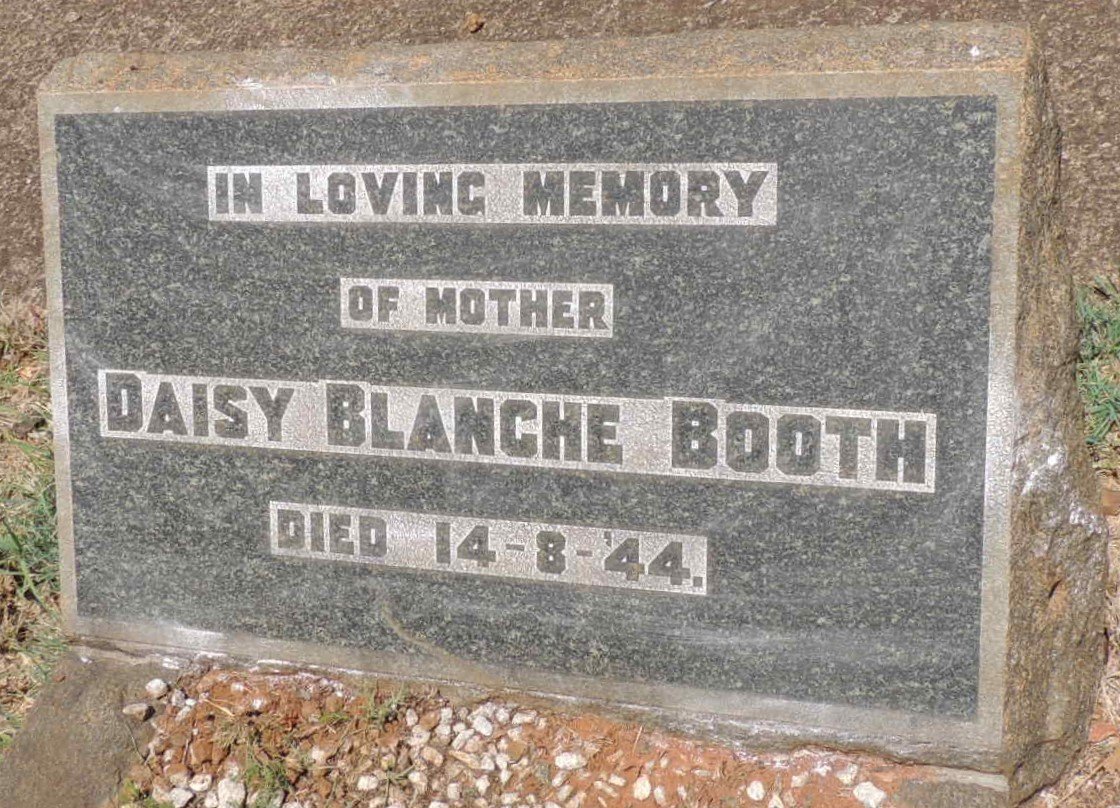 BOOTH Daisy Blanche -1944