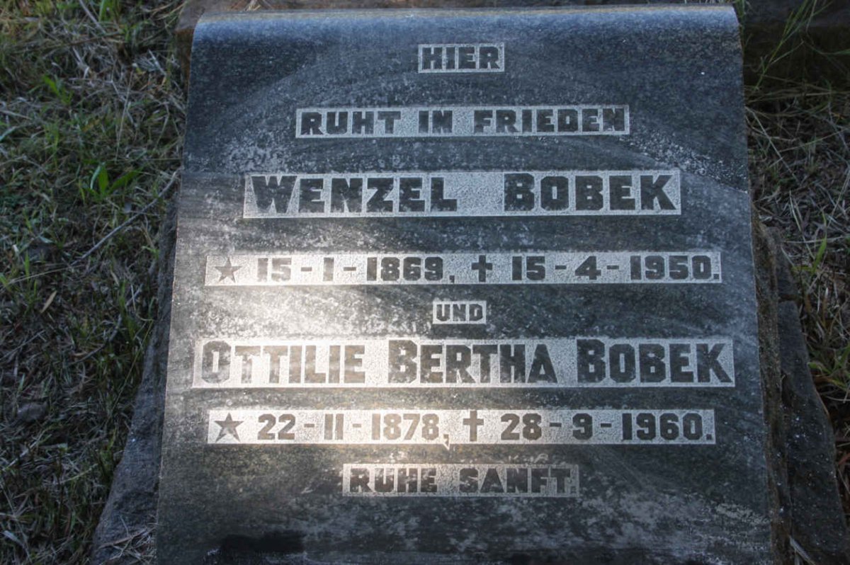 BOBEK Wenzel 1869-1950 &amp; Ottilie Bertha 1878-1960