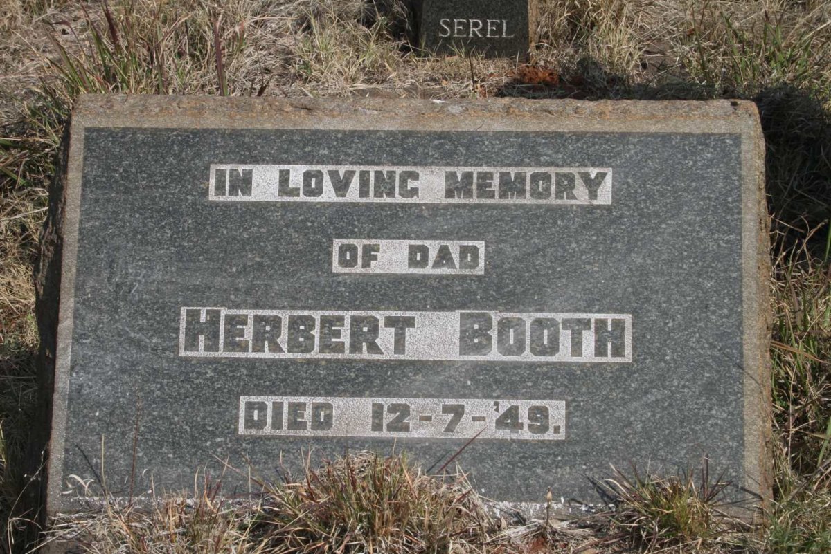 BOOTH Herbert -1949
