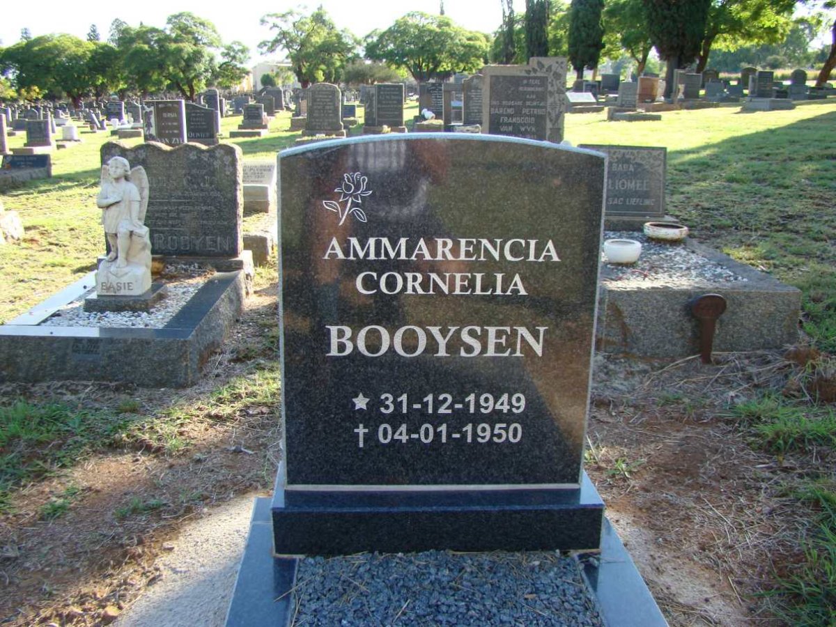 BOOYSEN Ammarencia Cornelia 1949-1950
