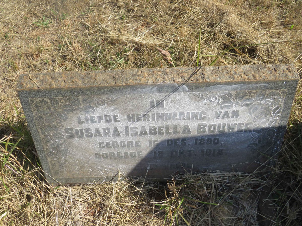 BOUWER Susara Isabella 1890-1918
