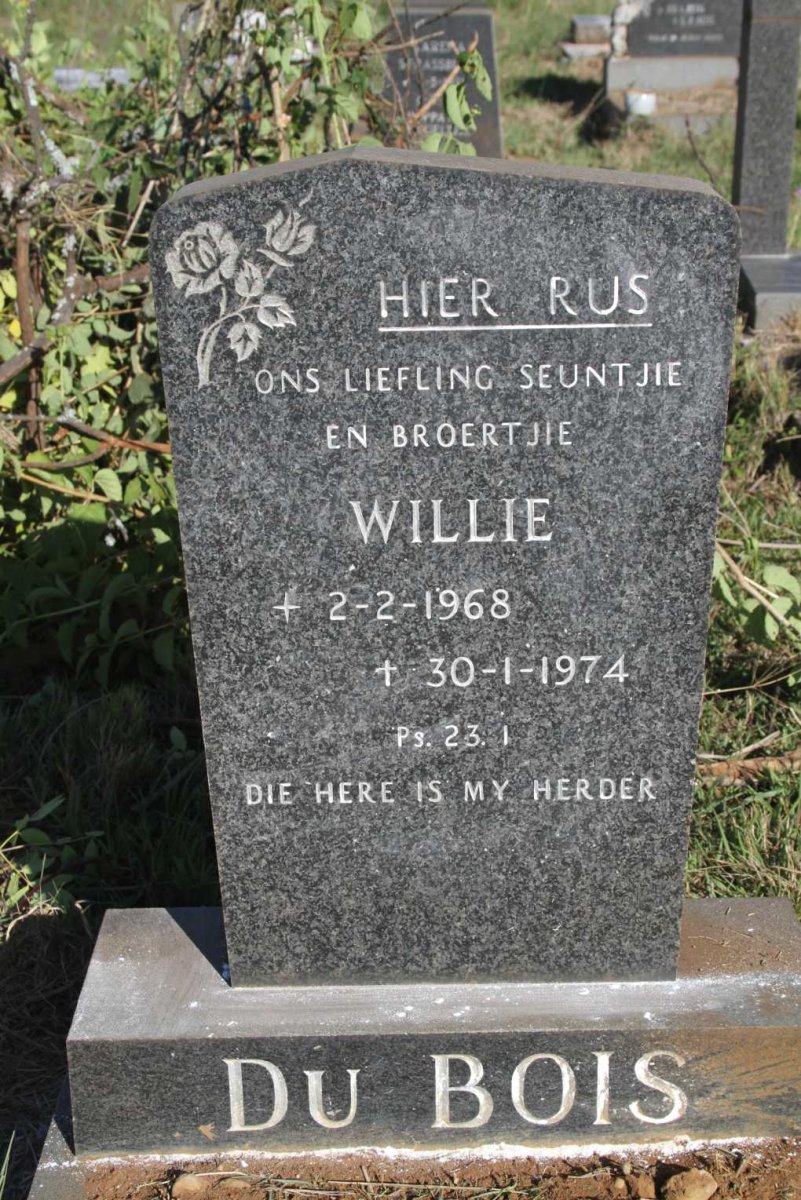 BOIS Willie, du 1968-1974