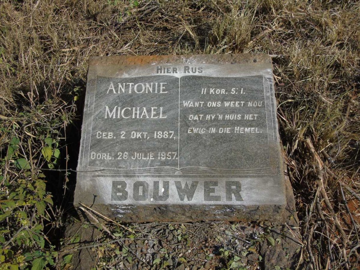 BOUWER Antonie Michael 1887-1957