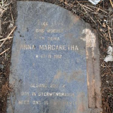 BOTHA Jan Barend 1914-1973 & Anna Margaretha 1912-