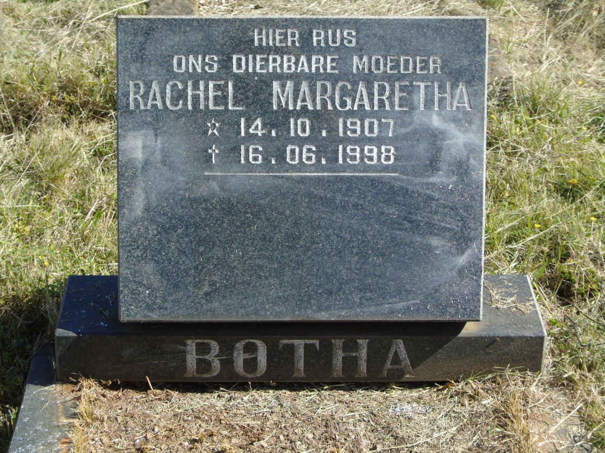 BOTHA Rachel Margaretha 1907-1998