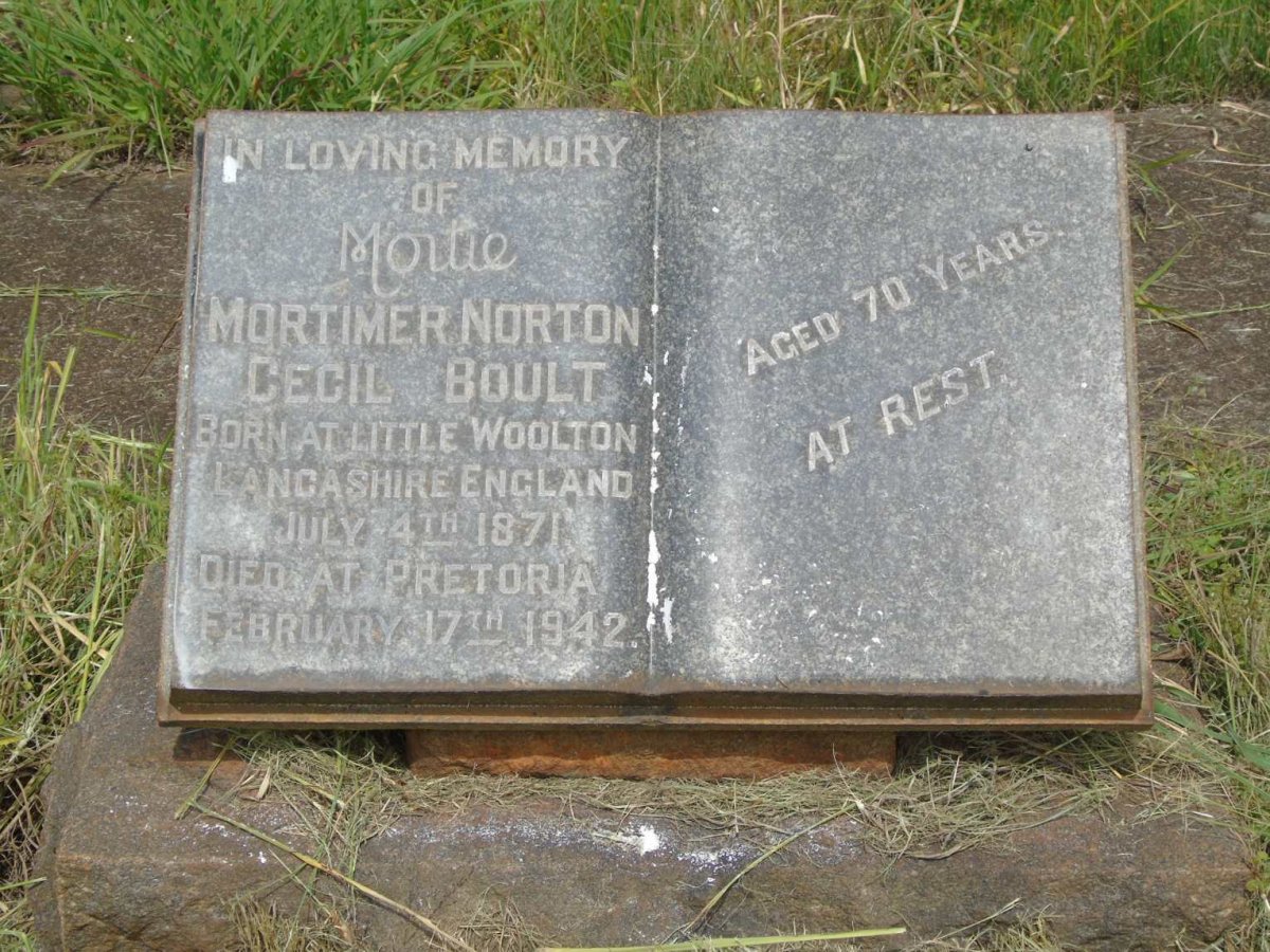 BOULT Mortimer Norton Cecil 1871-1942