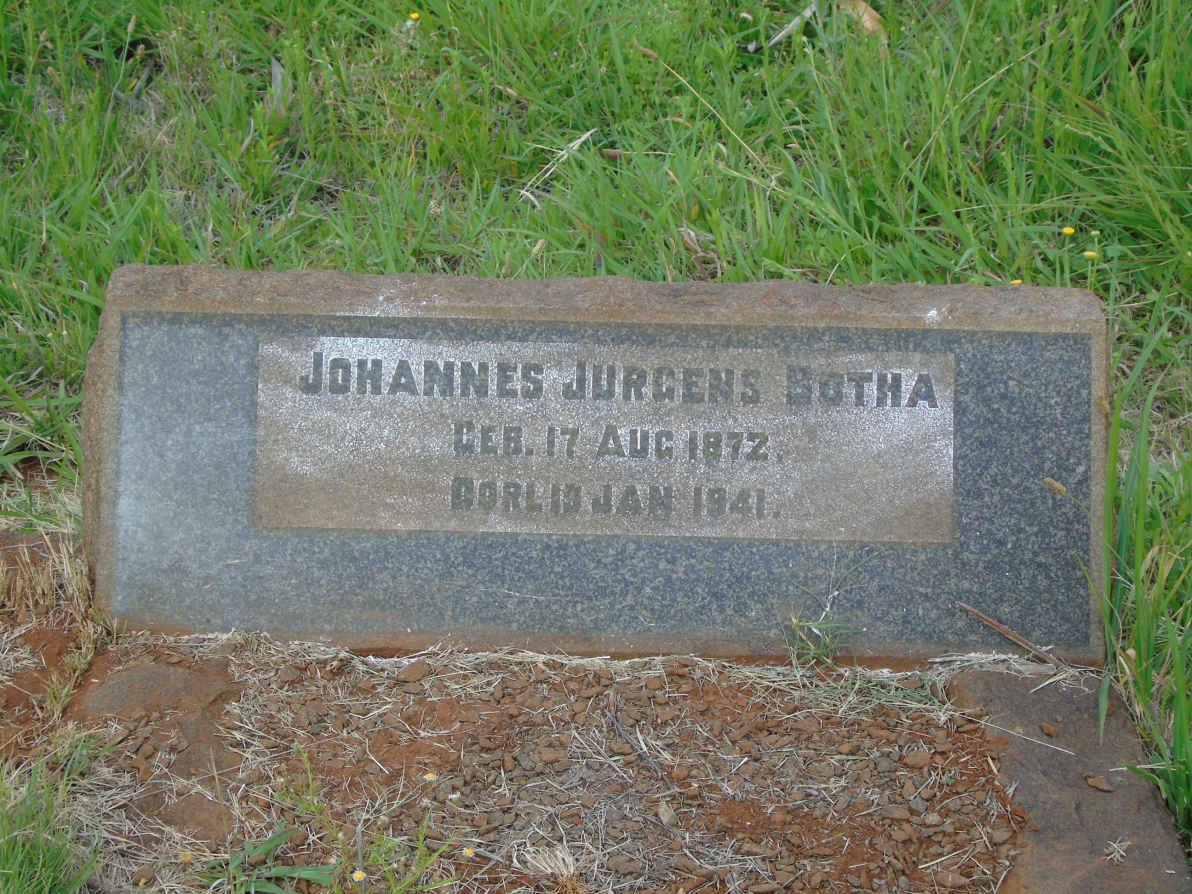 BOTHA Johannes Jurgens 1872-1941