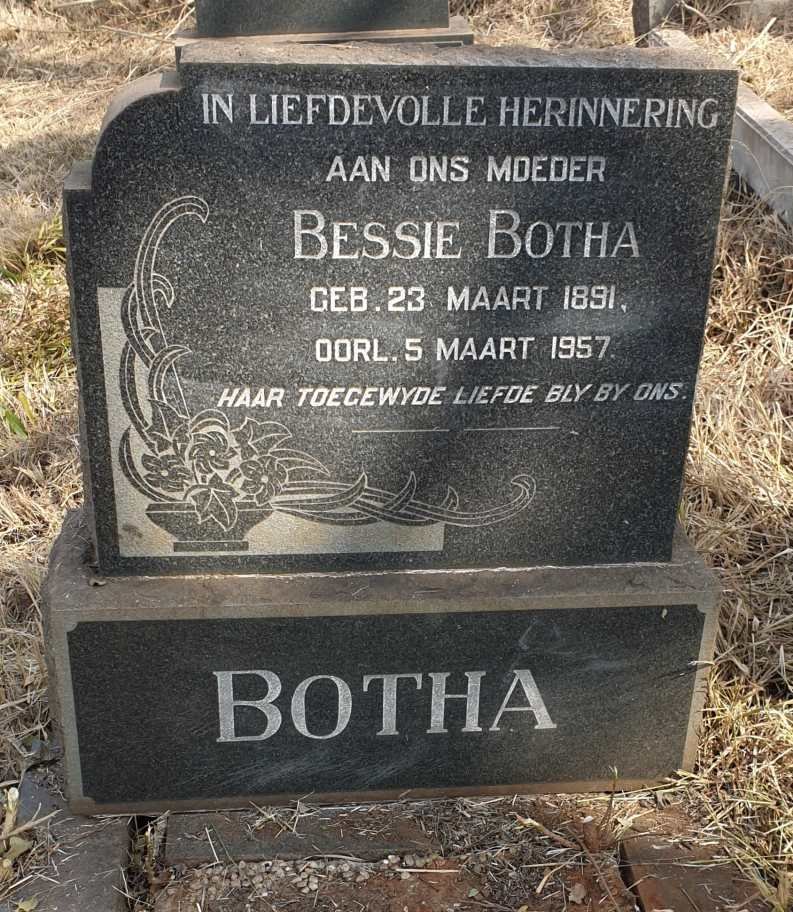 BOTHA Bessie 1891-1957