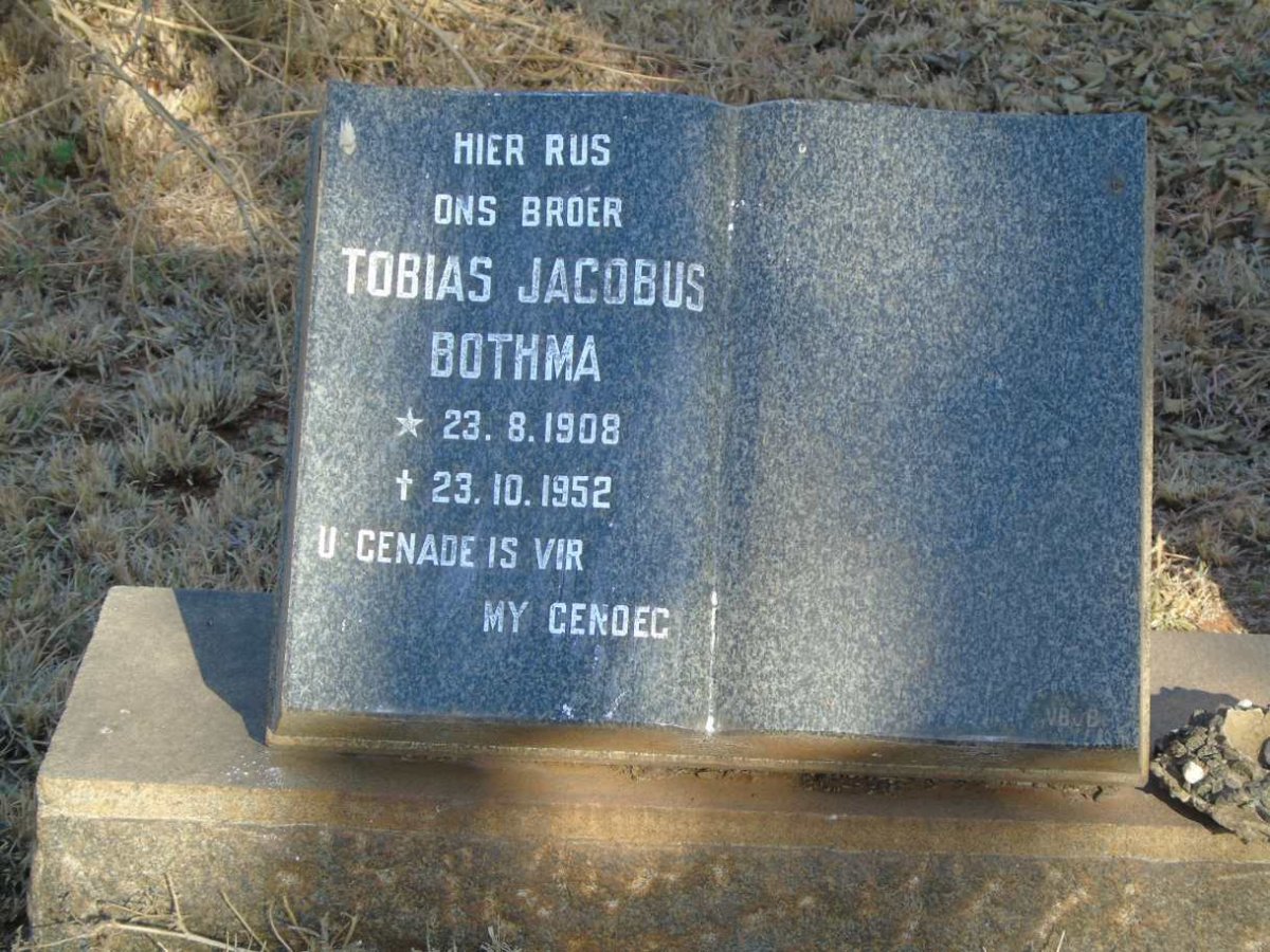 BOTHMA Tobias Jacobus 1908-1952