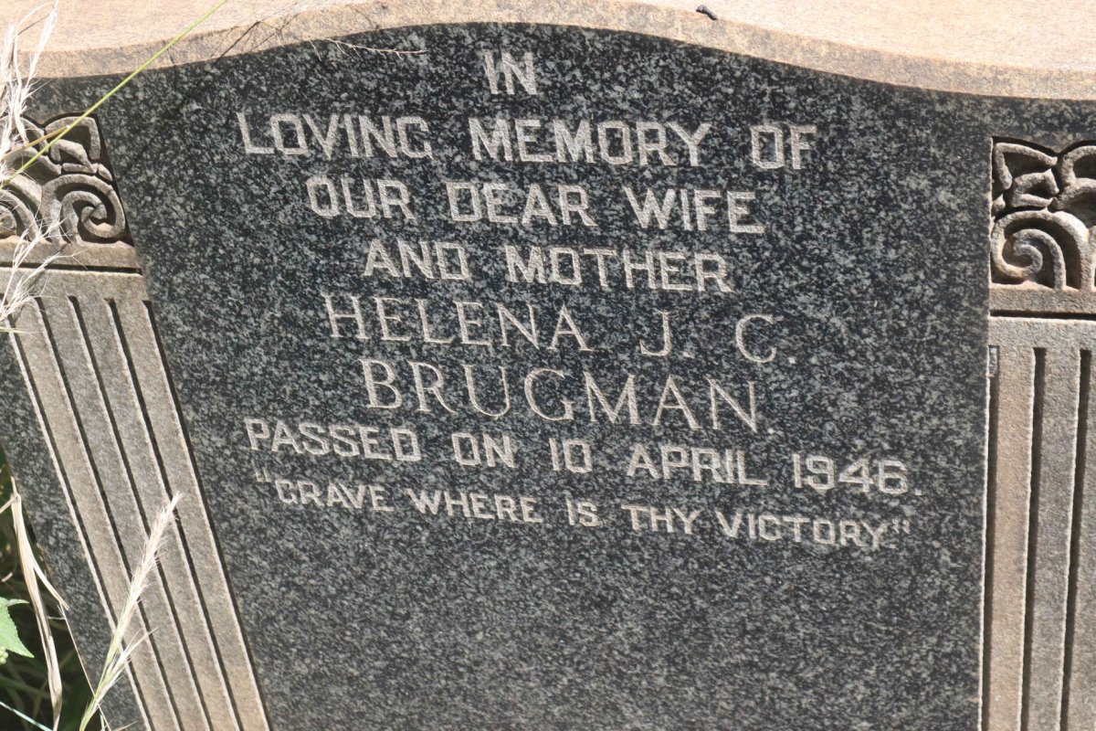 BRUGMAN Helena J.C. -1946