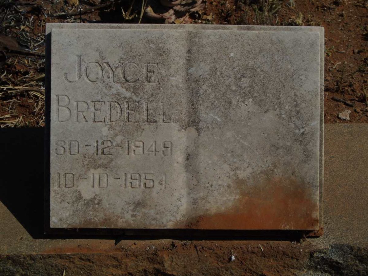 BREDELL Joyce 1949-1954