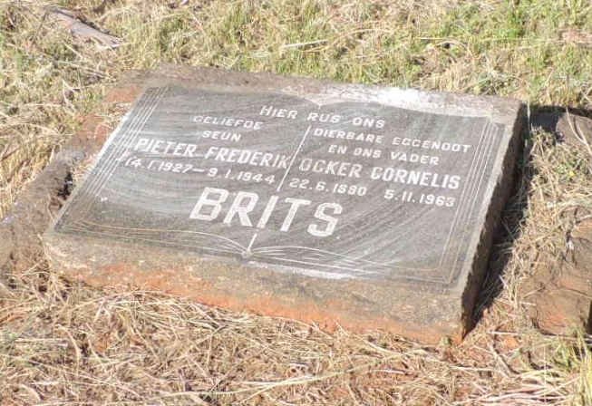 BRITS Ocker Cornelis 1890-1963 :: BRITS Pieter Frederik 1927-1944