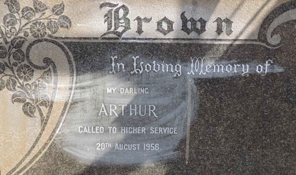 BROWN Arthur -1956