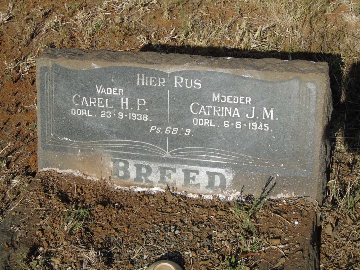 BREED Carel H.P. -1938 & Catrina J.M. -1945