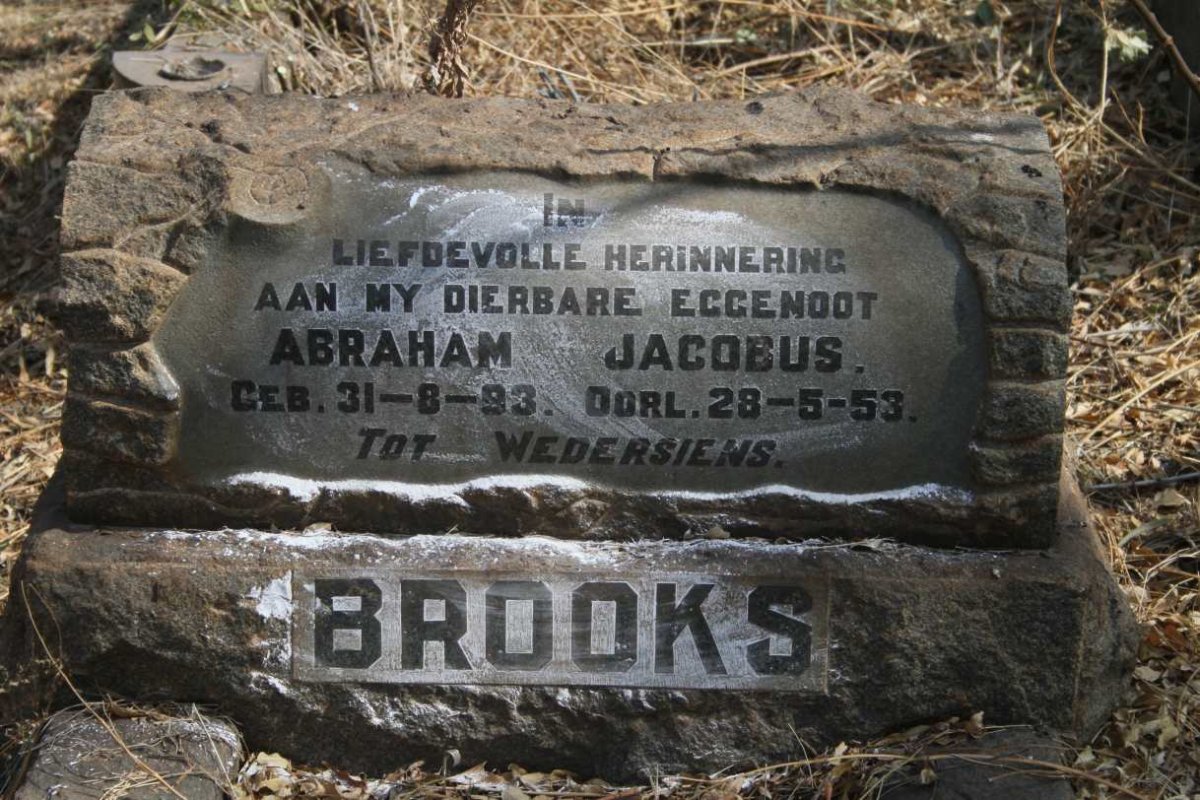BROOKS Abraham Jacobus 1893-1953