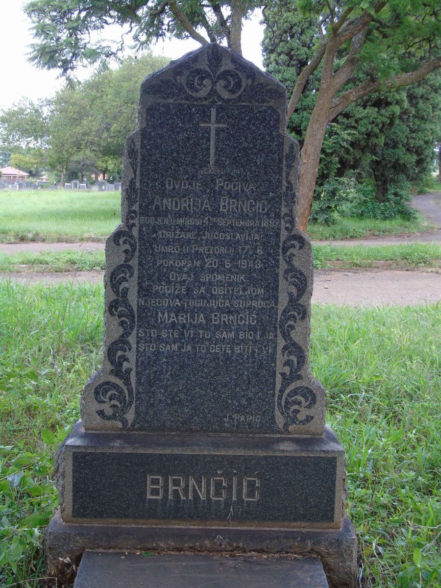 BRNCIC Andrija 1892-1943 &amp; Marija