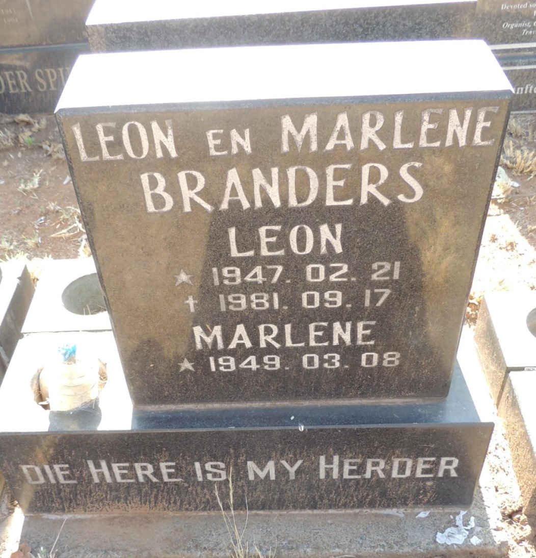 BRANDERS Leon 1947-1981 & Marlene 1949- 